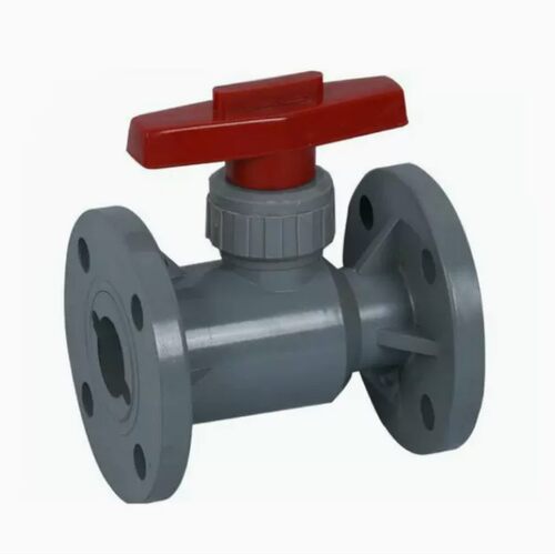 FRPP法兰球阀(灰色)Q41F-10S 增强聚丙烯球阀 塑料PP球阀