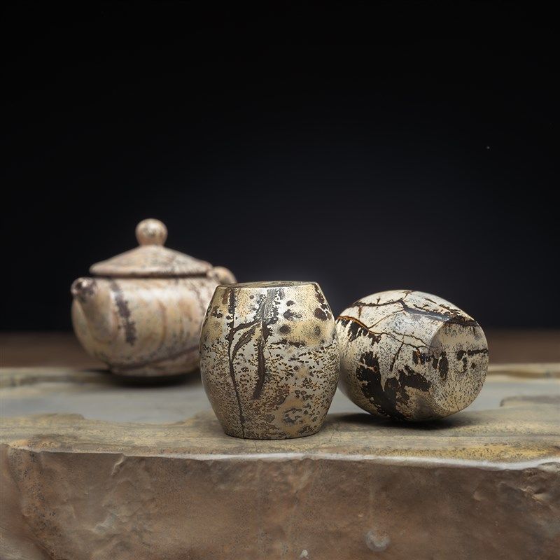 广西草花国画石精品盖置茶具茶盘奇石摆件工艺品精抛无漆TGZ1-50,家居饰品,装饰摆件,淘宝优惠券,粉丝福利购,淘宝优惠卷