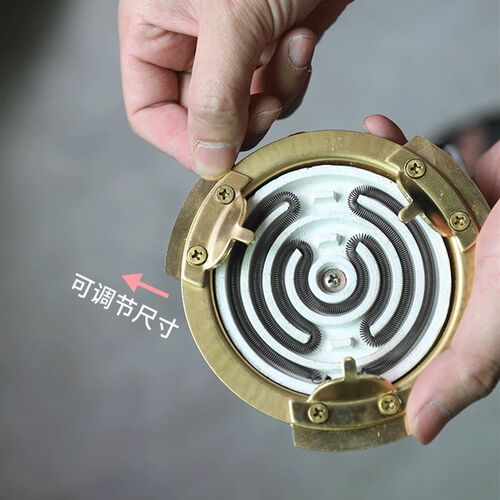 茶都督罐罐茶桌改电炭炉芯碳炉两用煮茶炉功夫茶大功率砂铫电炉丝