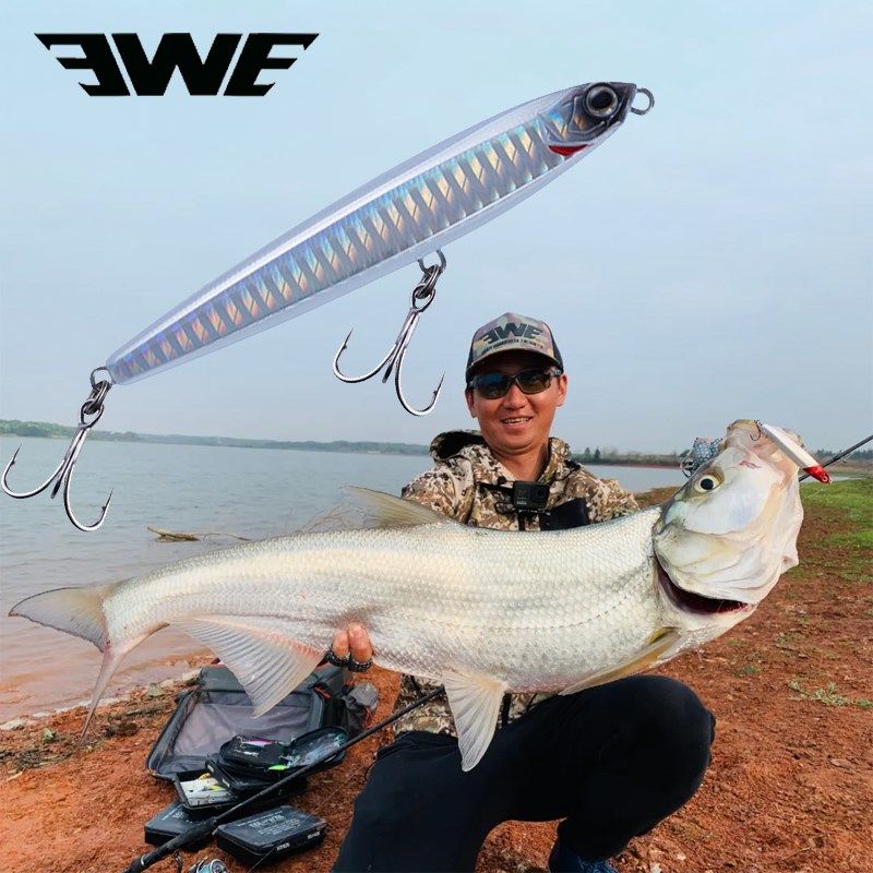 EWE美夏鬼飞二代路亚沉水铅笔假饵颤沉超远投翘嘴海鲈白条色拟饵,户外/登山/野营/旅行用品,路亚饵,淘宝优惠券,粉丝福利购,淘宝优惠卷