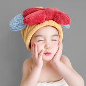 儿童干发帽女超强吸水速干浴帽宝宝包头发毛巾女童干发巾2022新款