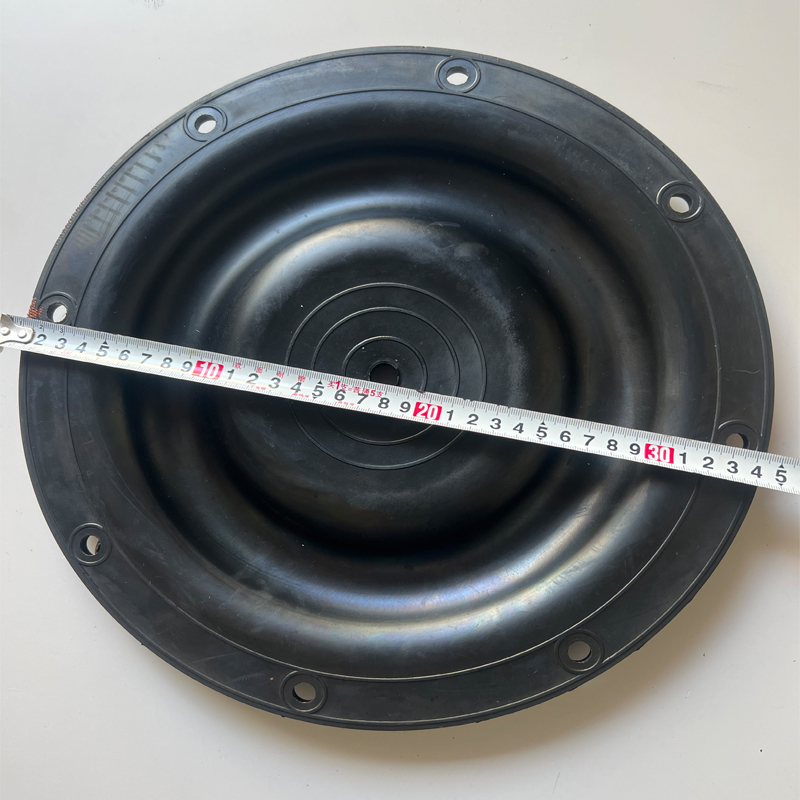 QBY/K-50/65气动隔膜泵膜片丁青橡胶夹布膜片配白膜F46耐腐隔膜片