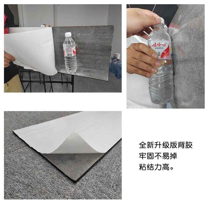 KASARO原木色柱子圆弧木格栅装饰板护墙板自粘吸音板墙面装饰墙贴