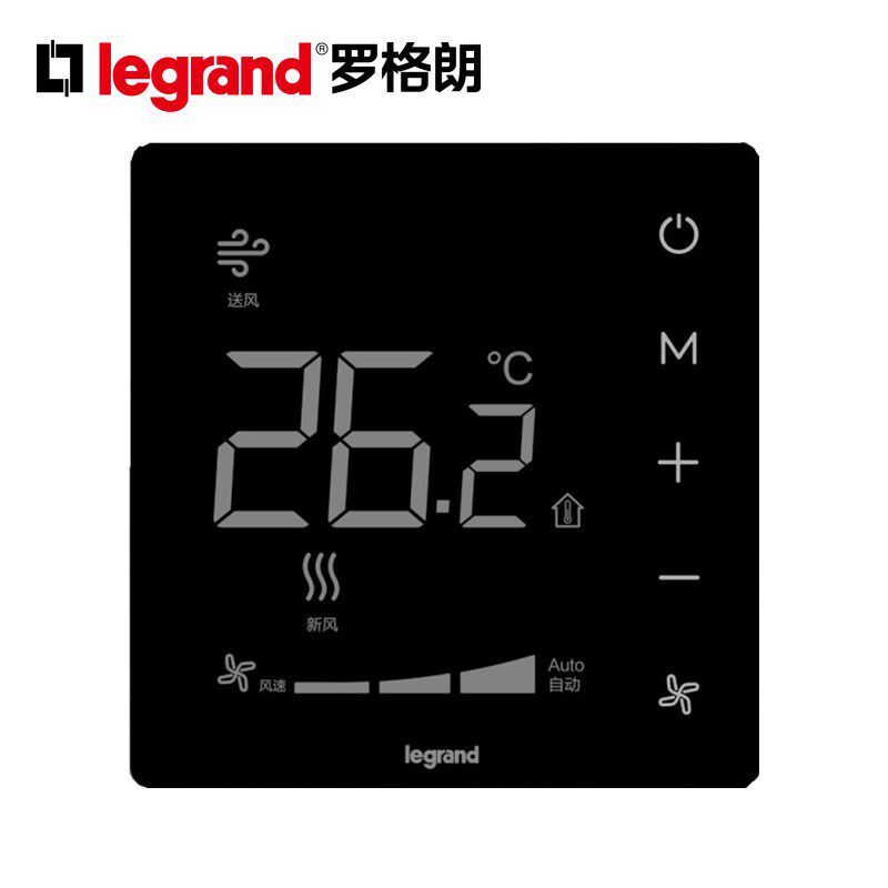 新风系统温控器水电地暖控制触屏开关面板二管四管制调温