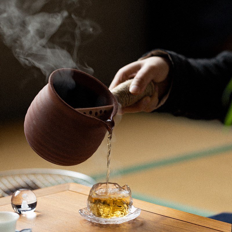 烤奶茶罐煮茶器茶具套装家用功夫小茶壶复古炭火烧烤围炉煮茶炭炉