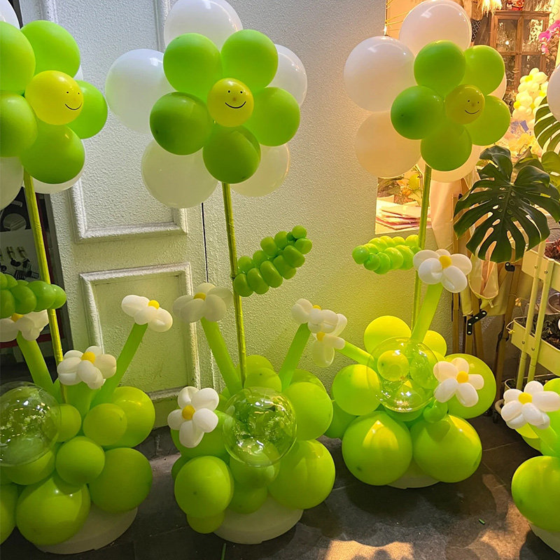 开学笑脸太阳花气球立柱装饰典礼学校商场教室场景布置门口路引,节庆用品/礼品,气球,淘宝优惠券,粉丝福利购,淘宝优惠卷