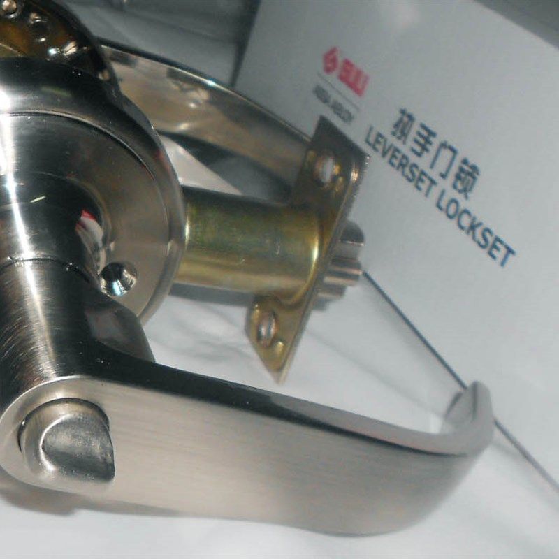 固力球形锁/执手锁/三插锁/B5520拉丝旧球锁换新