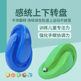 上下转盘88轨道球儿童感统训练器材旋转家用专注力前庭觉5岁
