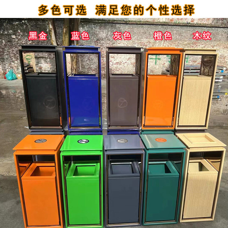 酒店垃圾桶商用不锈钢电梯口皮堂商场大厅立烟式灰缸售楼部果大箱