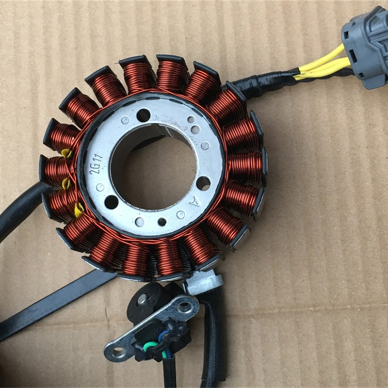适用光阳赛艇S35K线圈脉冲总成 S250/C0300T-13点火充电 发电线圈