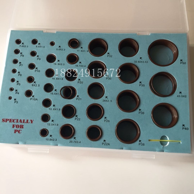 挖掘机配卡特320C修理O型圈卡特320D盒装O圈盒装胶圈卡特密封圈