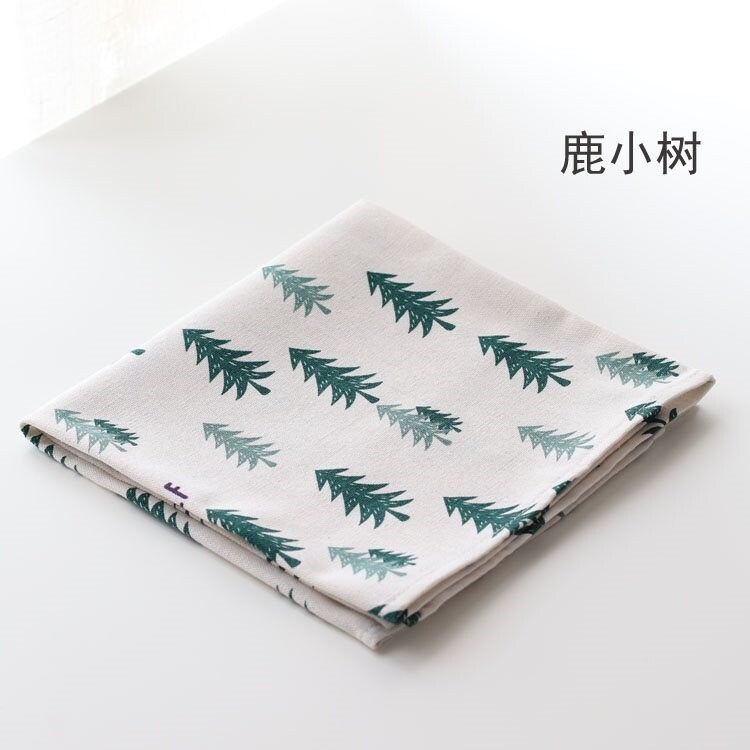 小学生吃饭桌布d40*60长方形卡通课桌餐垫可折叠棉麻布艺防磨桌布