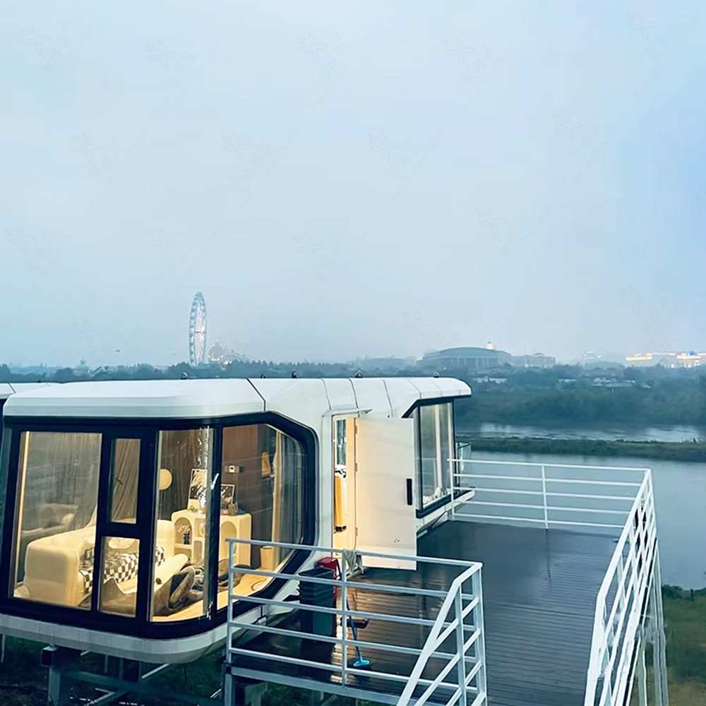阳光旅游驿站 智慧网谷小镇旅游驿站 网红太空未来舱装配式房屋