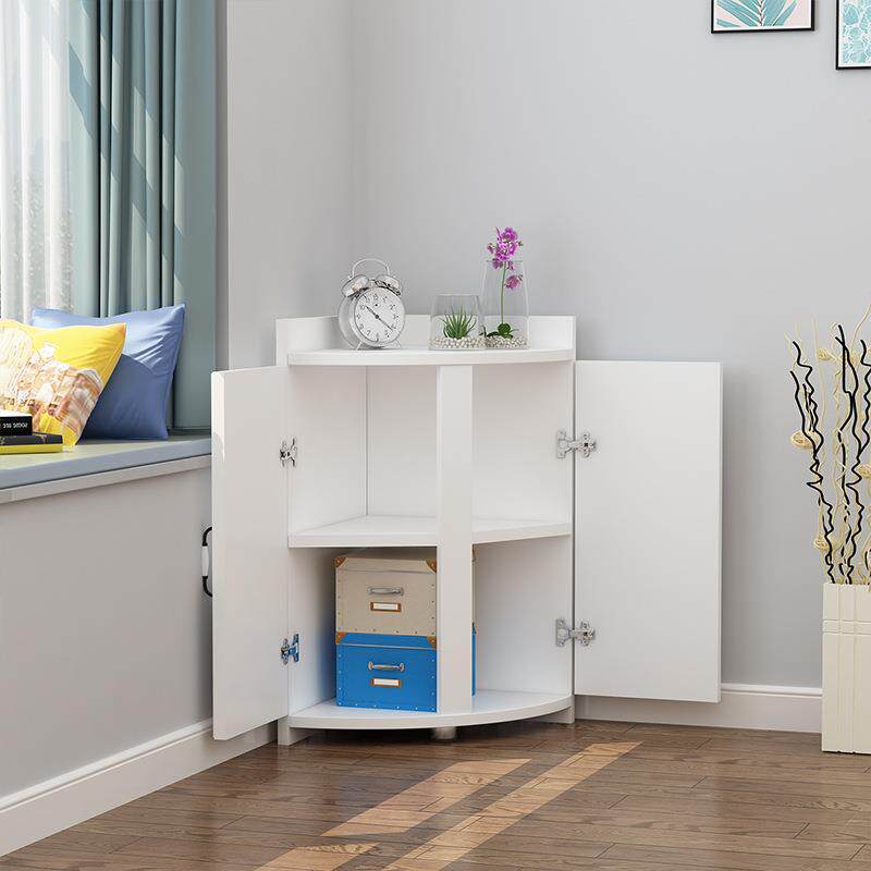 角几沙发小转角柜边柜客厅简易三角矮柜墙角多功能小型简约小尺寸