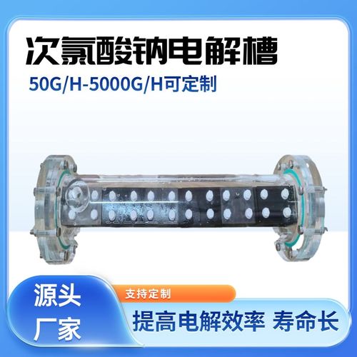 次氯酸钠电解槽 自动制氯钌铱阳极涂成 次氯酸钠发生器200G 500G