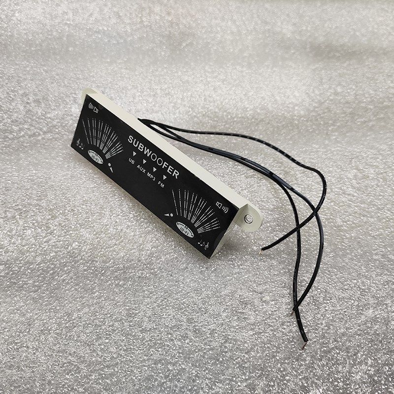 12V 音乐LED音响频谱动感显示音量电平指示灯显示器双声道扇型