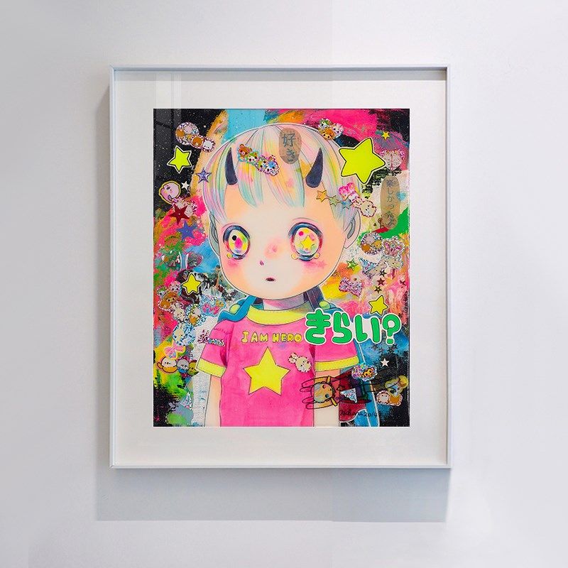 AOCA下田光版画潮流艺术画儿童房装饰画卡通艺术挂画送孩子礼品画