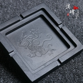 复古水泥烟灰缸创意个性 饰品摆件 潮流复古家用客厅防飞灰办公室装