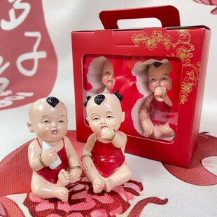 结婚早生贵子摆件送子求子吉祥福娃压床娃娃安床喜庆吉祥物助还愿