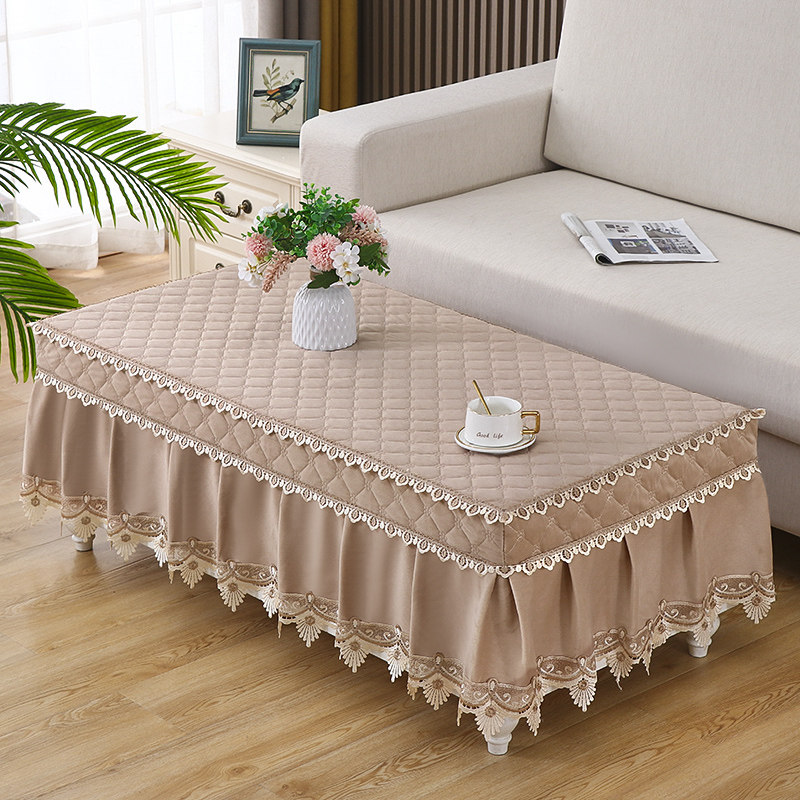 绒布全包布艺茶几罩餐桌电视台布电视柜盖布防水布方圆形桌布客厅,居家布艺,桌布,淘宝优惠券,粉丝福利购,淘宝优惠卷