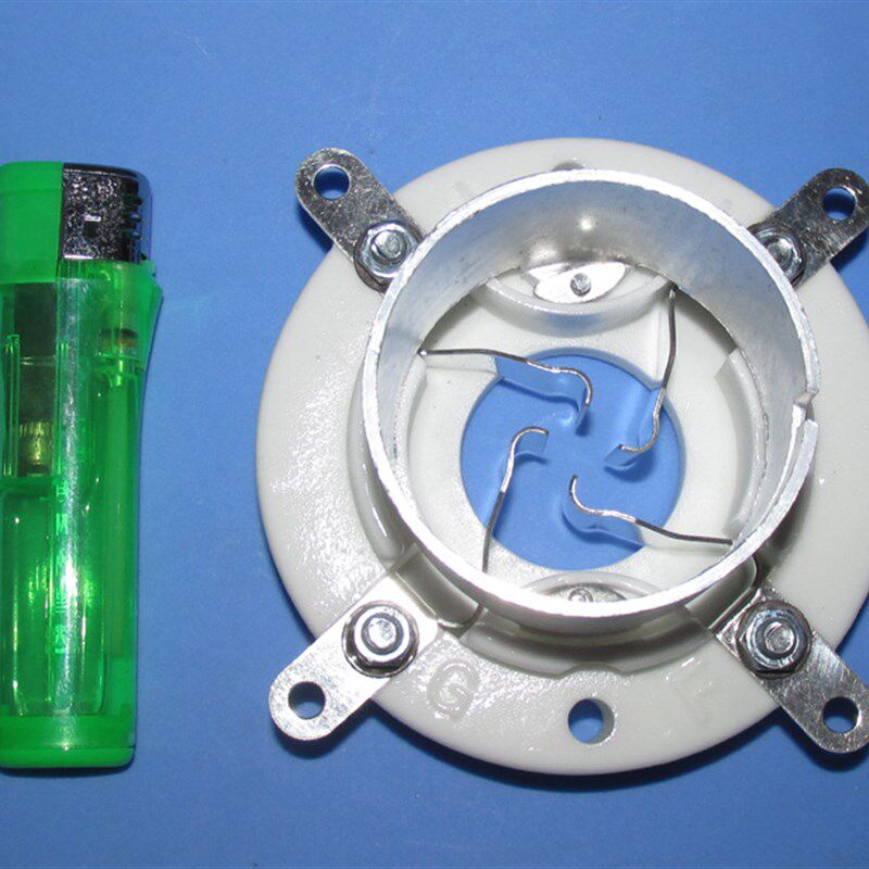GZC4-3B电子管搭棚用四脚陶瓷镀银 电子管座 适用于805845211