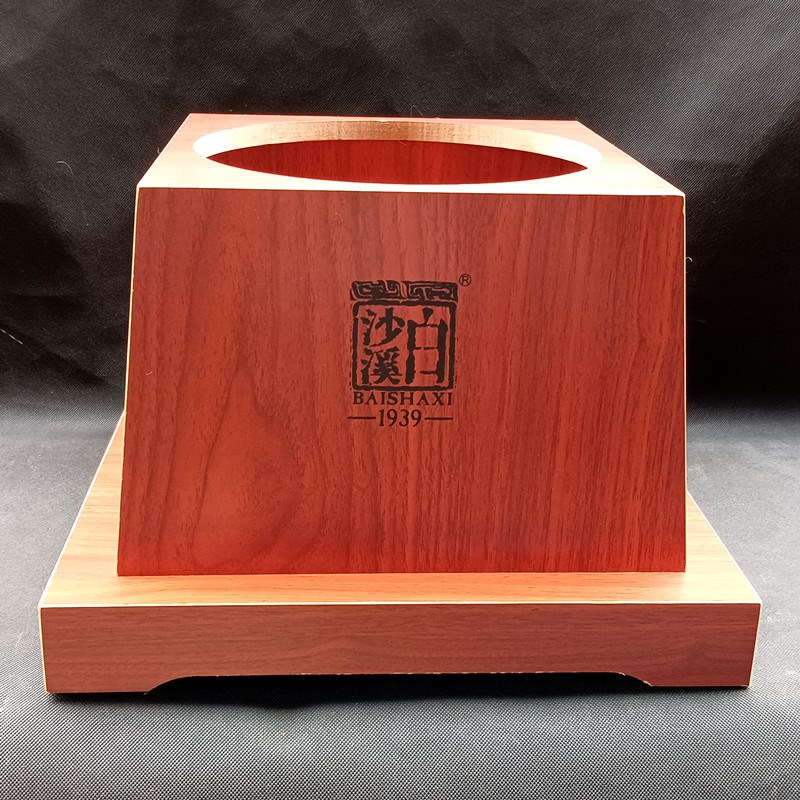 安化黑茶底座墩两茶座高马二溪白沙溪木千两茶底座等制茶千茶托