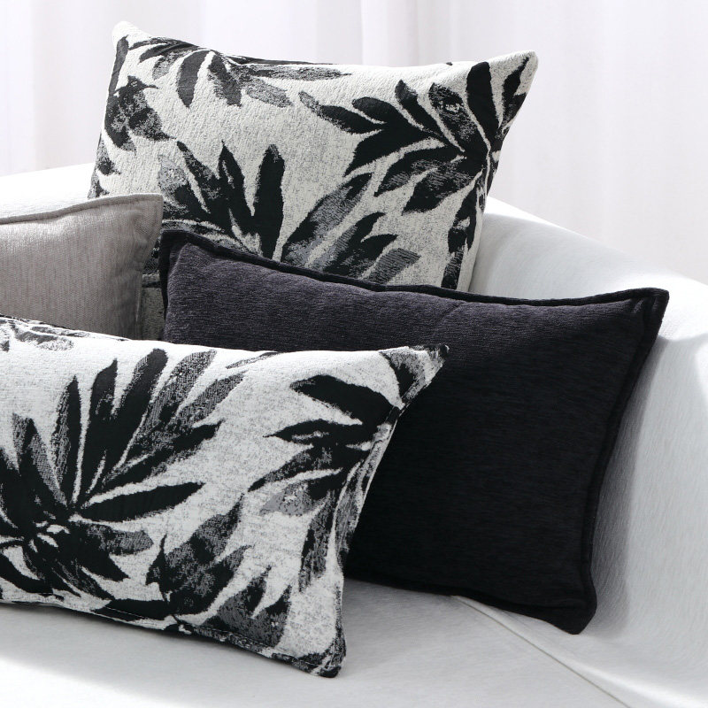 客厅沙发抱枕靠垫靠枕床头雪尼尔大腰枕护枕套高级感椅子靠背护腰