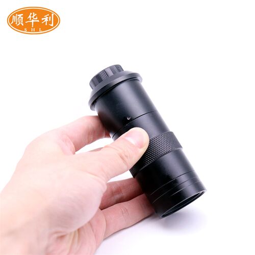 工业视频显微镜单筒镜头连续变倍100倍可调机械视觉设备放大镜头