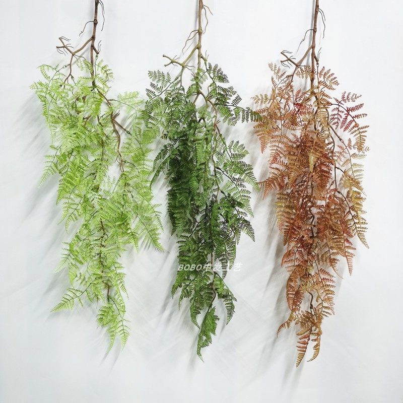 仿真软胶文竹叶壁挂吊兰花垂吊绿植蕨类墙壁管道吊顶装饰蕨叶藤条,鲜花速递/花卉仿真/绿植园艺,仿真绿植,淘宝优惠券,粉丝福利购,淘宝优惠卷