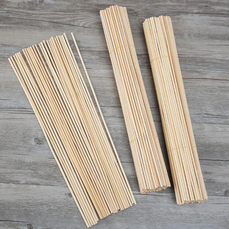 整箱商用烧烤竹签40cm*4.0mm大肉串棉花糖葫芦DIY手工一次性签子