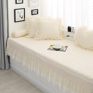 巧致生活月黄窗台垫飘窗垫四季通用卧室阳台坐垫公主风新款2022年