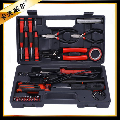 电工工具套装 42件套电讯电子组套 工具箱套装 家用组套电工工具