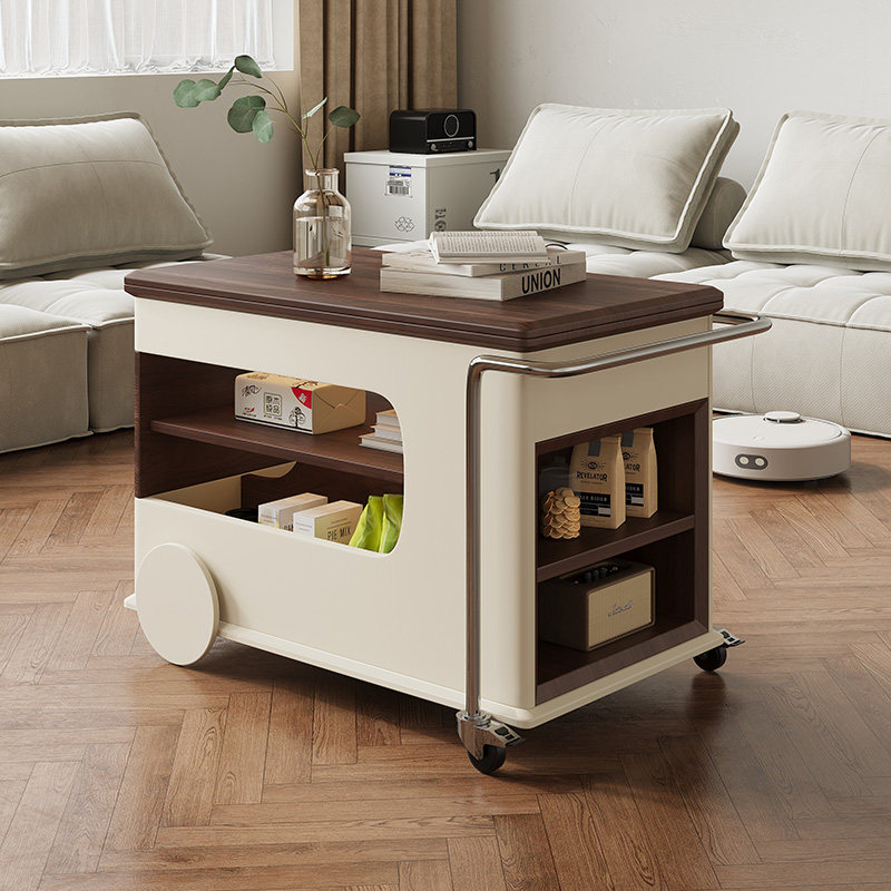 古调复古沙发边几带轮小推车餐车茶几小户型客厅可伸降折叠茶几,住宅家具,茶几,淘宝优惠券,粉丝福利购,淘宝优惠卷