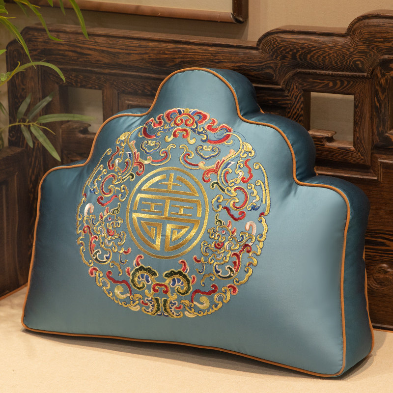 抱枕扇形中式红木沙发罗汉床靠背垫腰枕大靠枕含芯云枕靠山枕定制,居家布艺,腰靠垫,淘宝优惠券,粉丝福利购,淘宝优惠卷