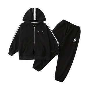 2026新款儿童运动套装男童秋装潮帅气时髦衣服男孩酷帅童装春