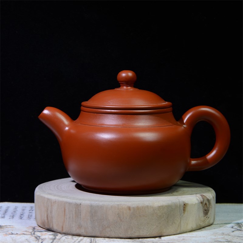 潮州手拉壶陆记纯手工功夫茶壶家用泡茶潮汕壶紫砂壶小号小容量