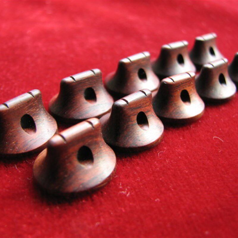 大师力作二胡码子 彭氏琴码 限量精品 明代旧料海南黄花梨二胡码