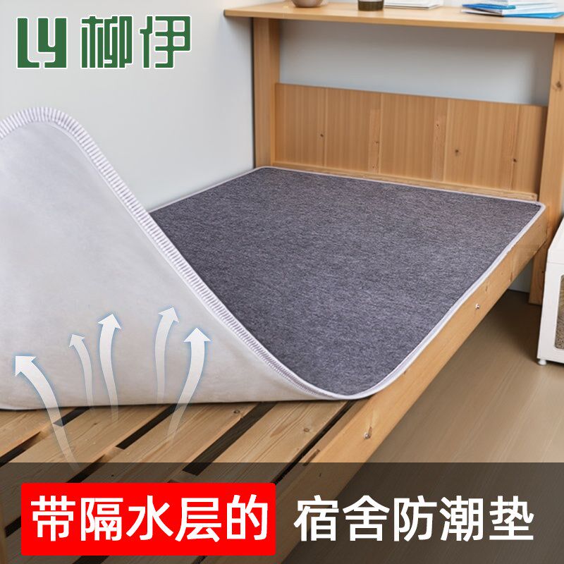 宿舍防潮垫隔脏学生用床垫加厚毛毡防霉床上防水凉垫子床板单人