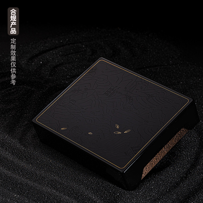 新款合规包装盒6泡茶叶包装盒空礼盒肉桂一两礼盒装极简uv定制log