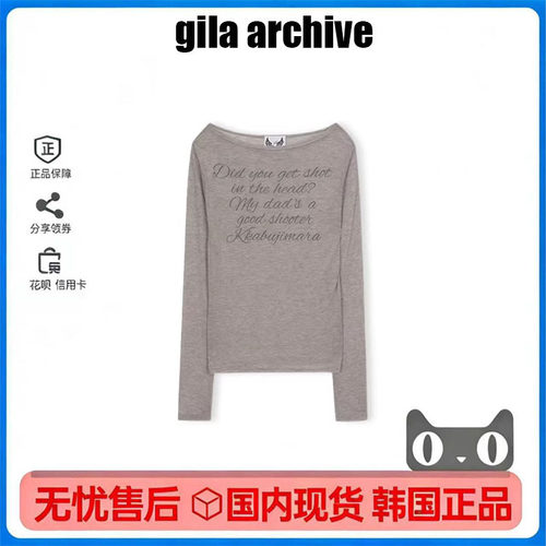 现货Jennie同款斜肩字母T恤女