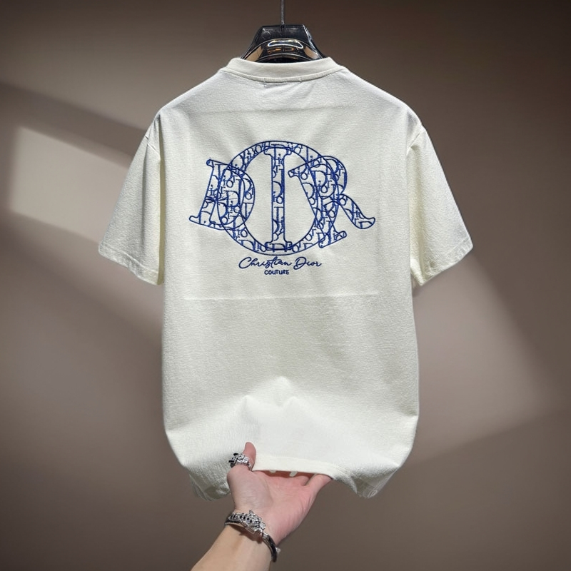 欧货高端刺绣短袖t恤男2026新款夏季潮牌轻奢时尚男装透气半袖