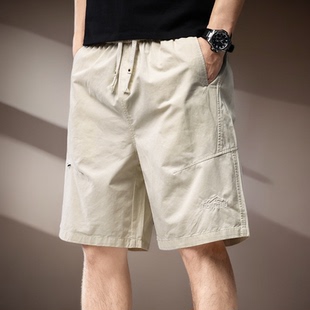 户外休闲运动短裤 山系潮流五分裤 男夏季 宽松大码 子男 薄款 高端美式
