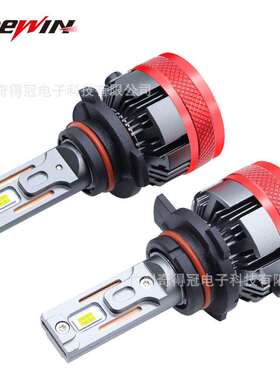 跨境新款f12汽车led大灯双铜管大功率聚光led灯改装远近光车灯