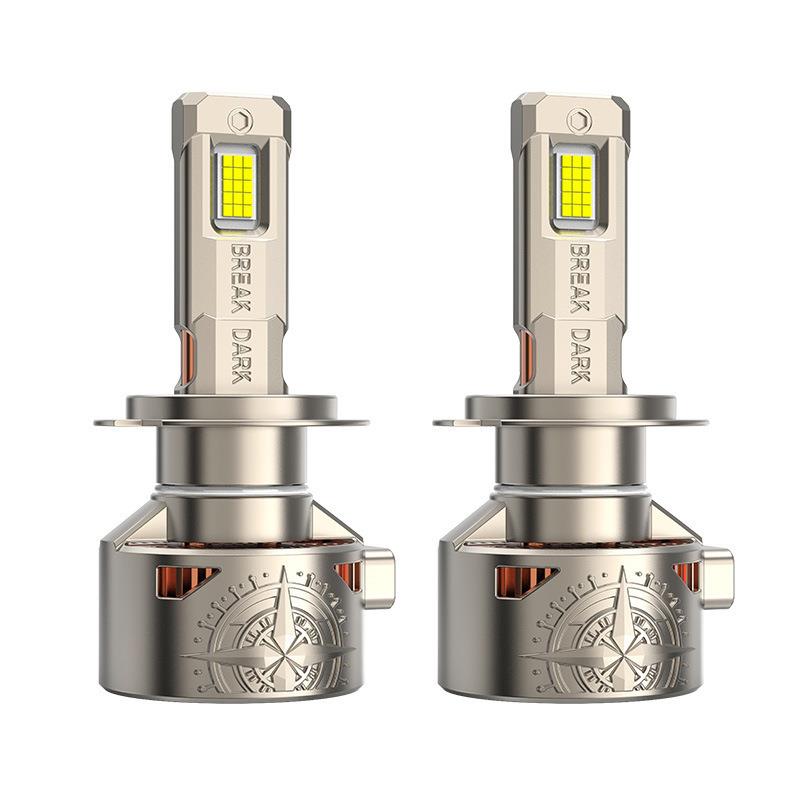 24Vled大灯卡车led大灯聚光大功率改装强光前照灯大灯灯泡H1H4H7