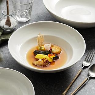 深汤碗9寸家用2025新款8寸面碗陶瓷感日式10寸装汤的大号碗