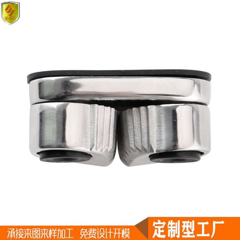 滚珠夹绳器卡绳线器帆船316不锈钢自动夹绳板普拉提健身器械