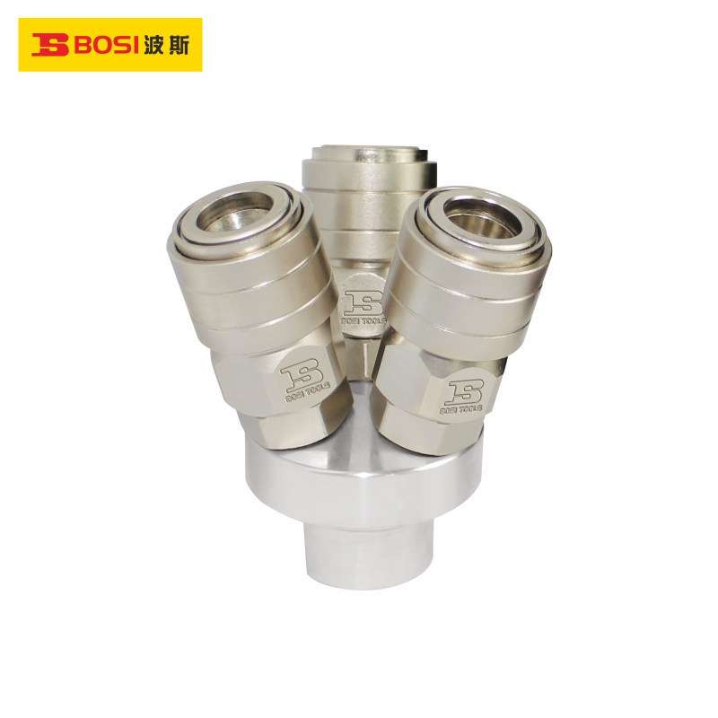 波斯工具 气管自锁快速接头 二通 三通BS364026 BS364027