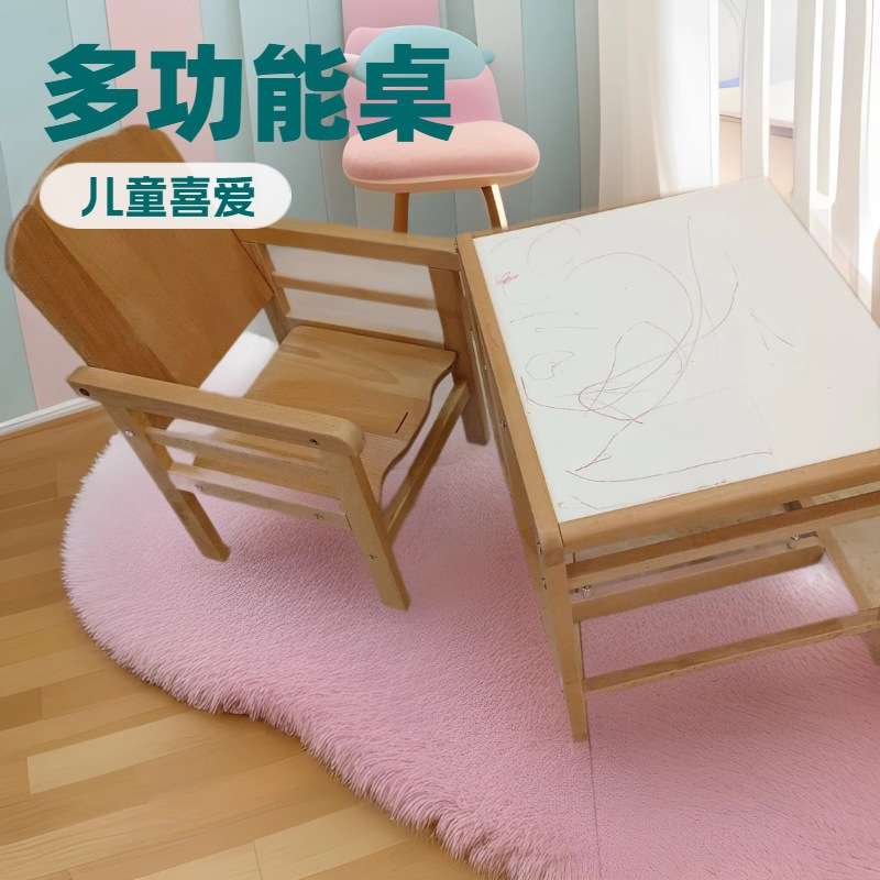 榉木宝宝餐椅吃饭餐桌儿童实木多功能家用座椅木制椅子婴儿学坐椅
