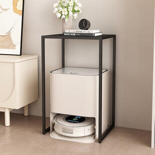 北欧扫地机器人行李箱方置物纳展示沙发边几打印机花盆栽