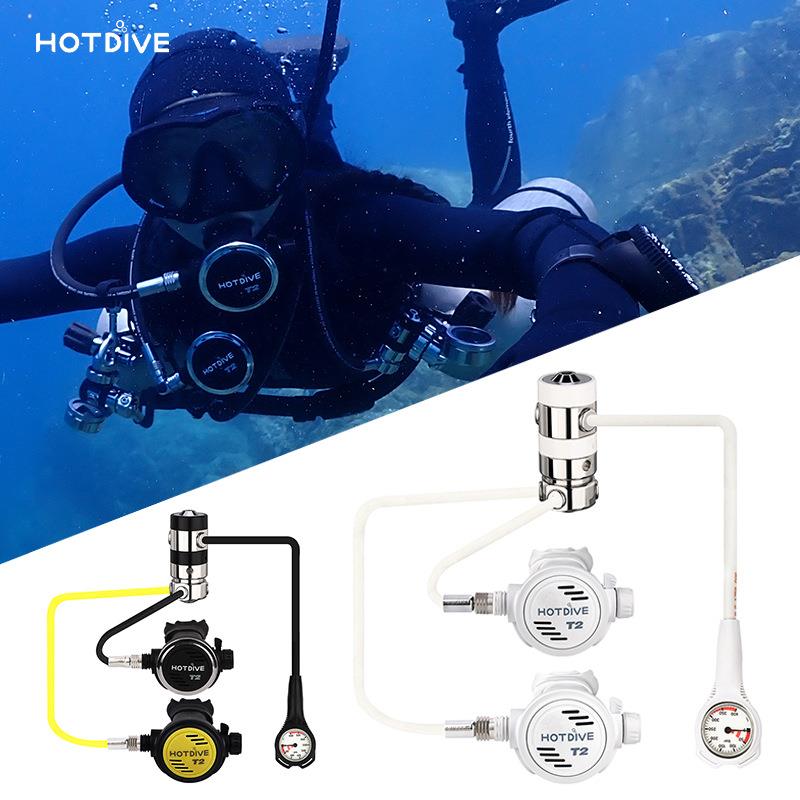 HOTDIVE潜水调节器备用一二级套装深潜调节器潜水套专业水肺装备